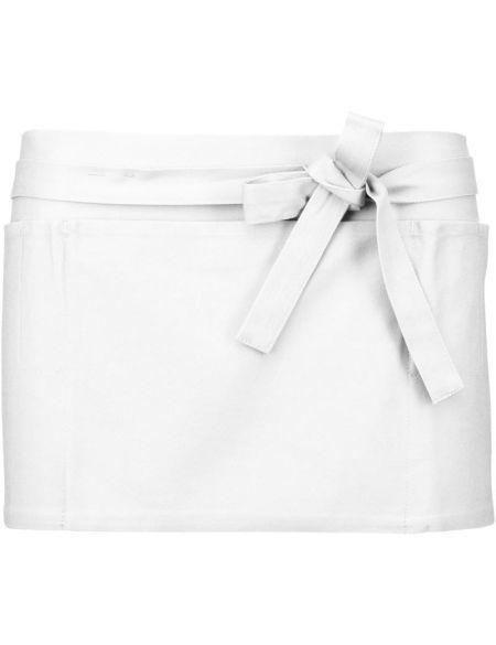 Short bar apron Kariban K886 white