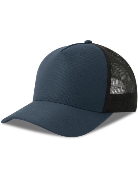 5-Panel Trucker Cap Atlantis Dempo schwarz/schwarz