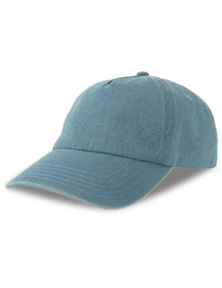 Atlantis Iraya Light Denim 5-Panel-Denim-Cap