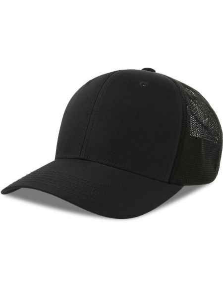 6-Panel Trucker-Cap Antlantis Nila, schwarz/schwarz