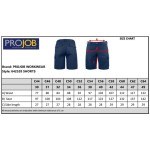 Kraťasy pracovní Projob 2528 Shorts (42-60) white