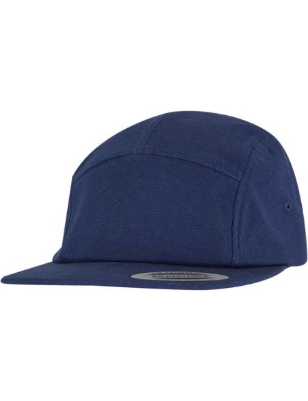 Flexfit 9297 schwarze Jockeykappe aus Canvas