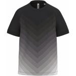 Children's sports T-shirt with color gradient Kariban ProAct PA4048 black