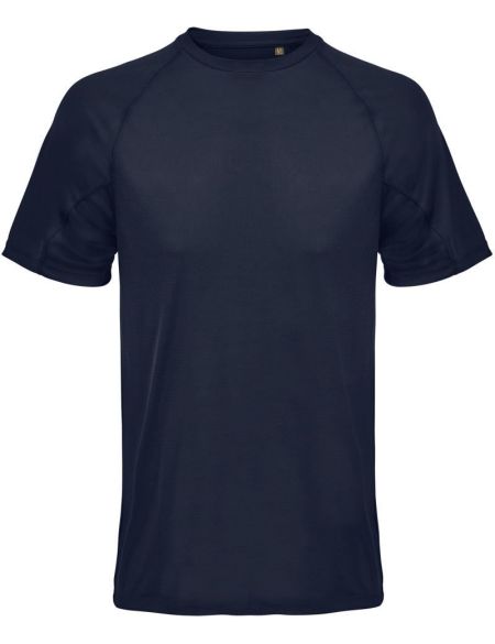 Men's raglan sports T-shirt Sols Vortex white