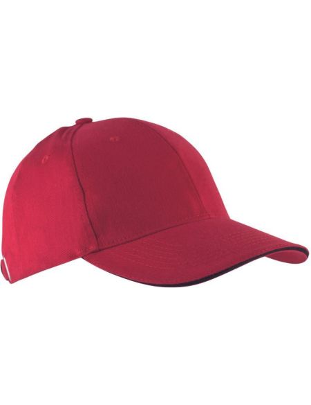 6 panel sandwich cap Orlando K-up KP011 white