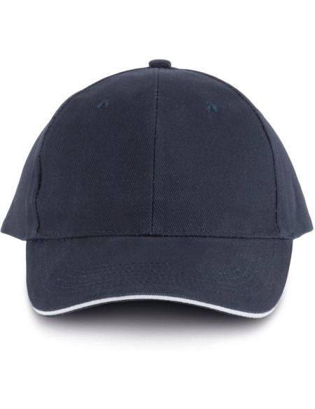6 panel sandwich cap Orlando K-up KP011 white