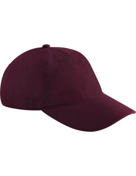 Leisure Beechfield B66 5-Panel-Cap, schwarz