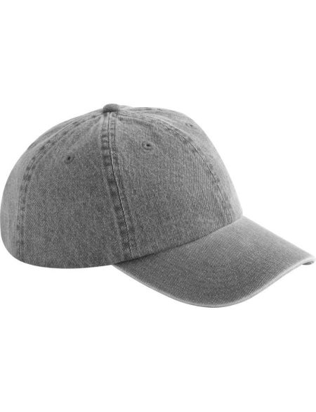 6-Panel-Denim-Cap Daiber B105 Acid Grey