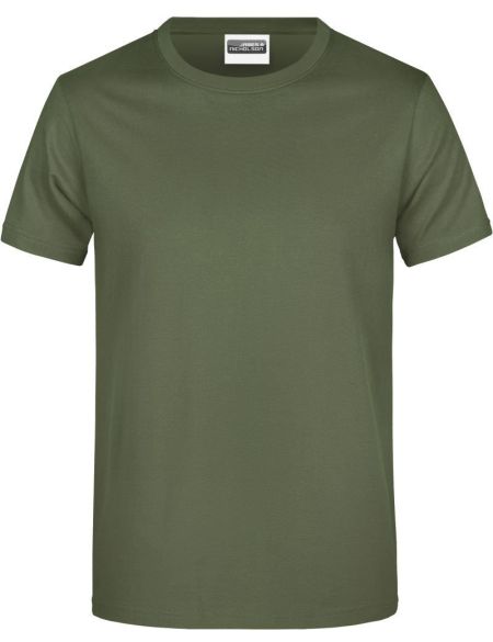 Herren-T-Shirt aus schwerem Baumwollstoff, Daiber JN790, weiß