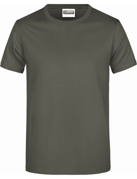 Herren-T-Shirt aus schwerem Baumwollstoff, Daiber JN790, weiß