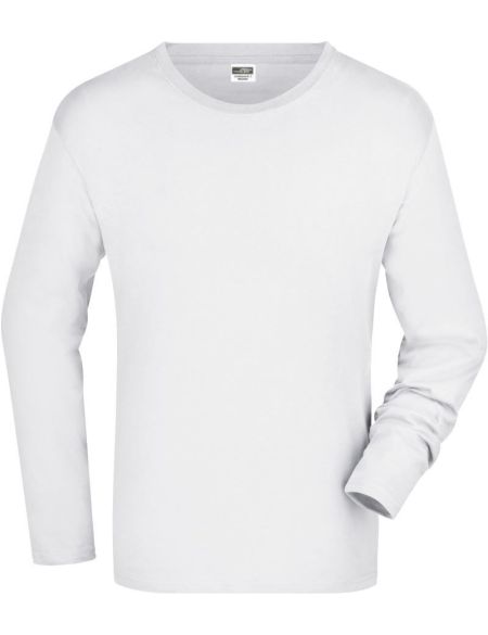Herren-Langarmshirt Daiber JN913 weiß