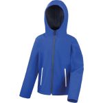 Result R224JY Kinder-Softshelljacke, 3-lagig, schwarz/grau