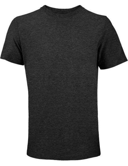 Herren-T-Shirt Sols Tuner anthrazit meliert