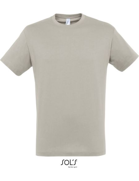 Hellgraues Herren-T-Shirt von Sols Regent