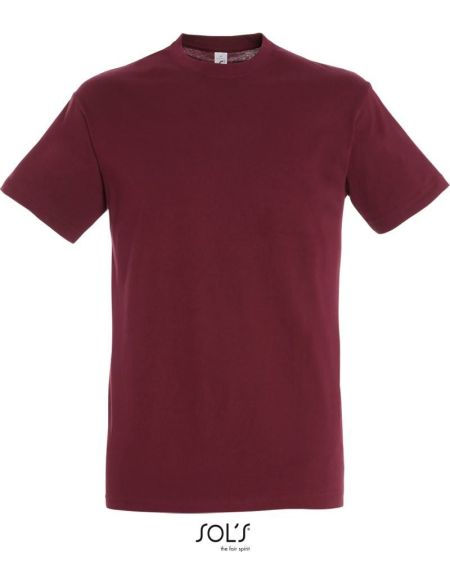 Herren T-Shirt Sols Regent Burgund