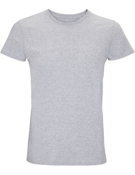 Herren-T-Shirt Sols Re Crusader grau meliert