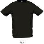 T-Shirt Herren Sport schwarz