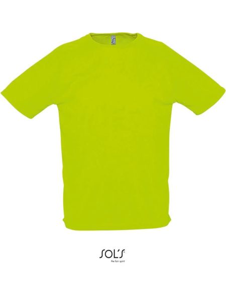 T-Shirt Herren Sport neongrün