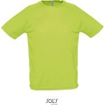 T-Shirt Herren Sport apfelgrün