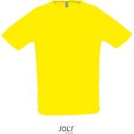 Herren T-Shirt Sport Zitrone