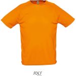 T-Shirt Herren Sport neonorange