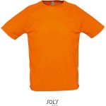 T-Shirt Herren Sportlich Orange