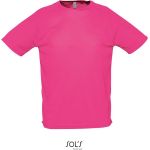 T-Shirt Herren Sport neonpink