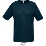 T-Shirt Herren Sportliches Petroleumblau