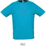 T-Shirt Herren Sport Aqua