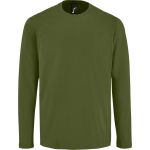 Herren-T-Shirt mit langen Ärmeln Sols Imperial LSL Men dunkelkhaki