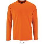 Herren-T-Shirt mit langen Ärmeln Sols Imperial LSL Men orange