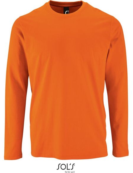 Herren-T-Shirt mit langen Ärmeln Sols Imperial LSL Men orange