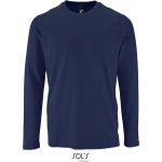 Sols Imperial LSL Herren Langarm-T-Shirt in französischer Marineblau