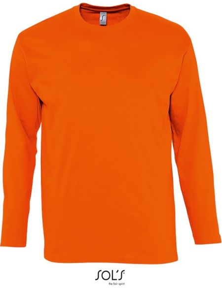 Herren-T-Shirt mit langen Ärmeln Sols Monarch orange