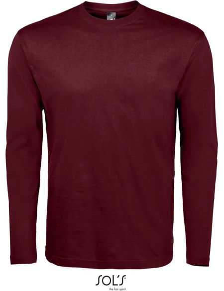 Herren-T-Shirt mit langen Ärmeln Sols Monarch Ochsenblut