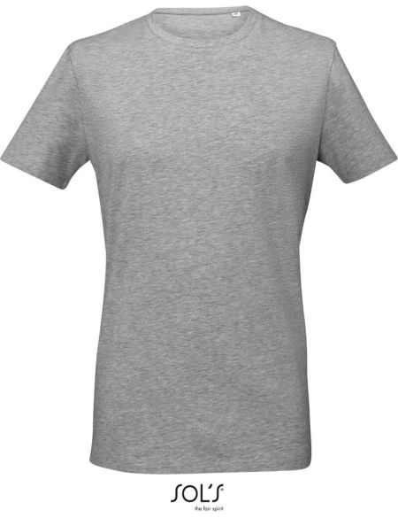 Herren T-Shirt Sols Millenium Men grau meliert