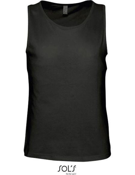 Herren-Tanktop Sols Justin schwarz