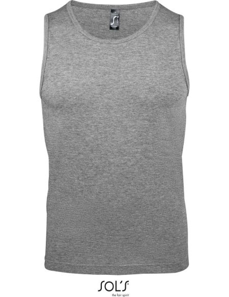 Sols Justin grau meliertes Herren-Tanktop